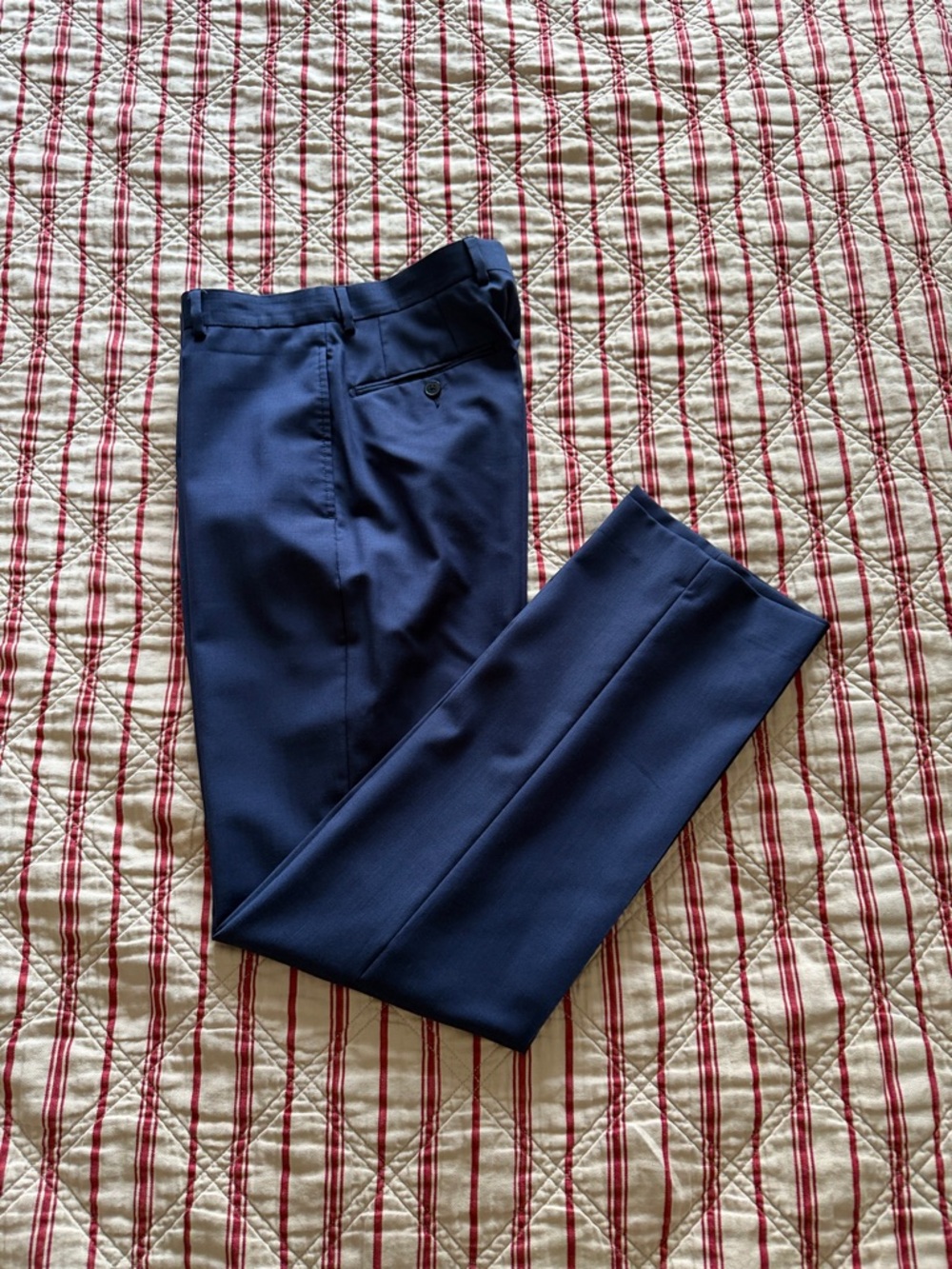 Calvin Klein Men's Navy Dress Pants - Slim Tailored